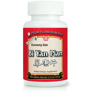 ECONOMY SIZE  Bi Yan Pian Tablets (sugar-free) - Plum Flower